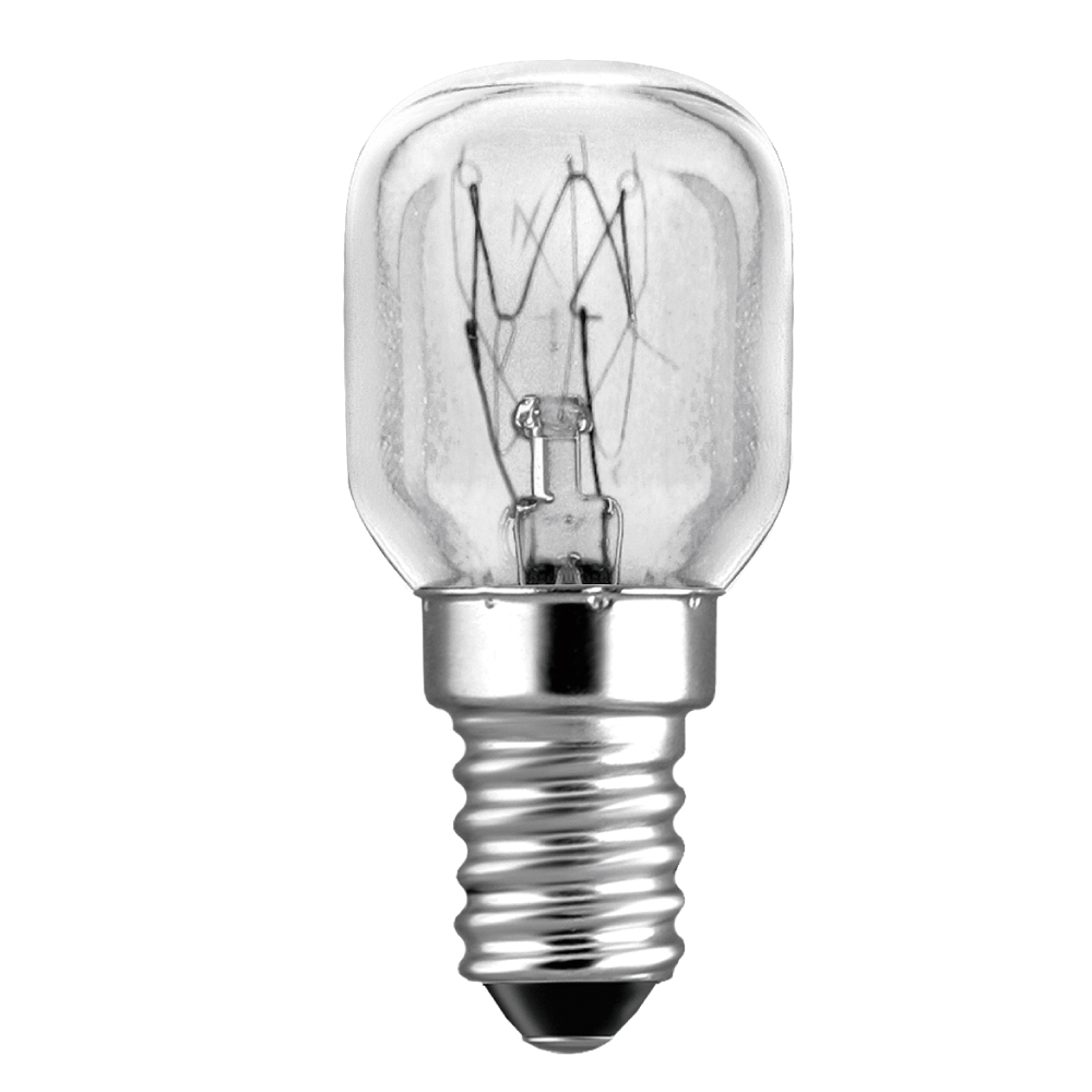 Лампа накал 15Вт цилиндр 220В E14 для холодил/швейных машин Калашников (1/300) 