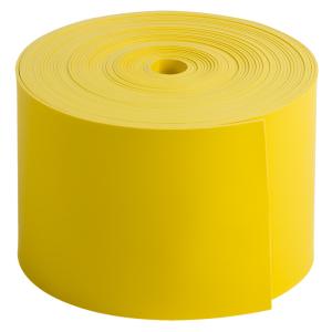Термоусаживаемая лента с клеевым слоем REXANT 50мм х 0,8мм, желтая, ролик 5 м, ТЛ-0,8